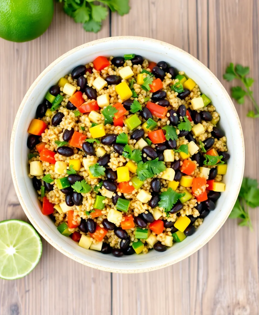 10 Healthy Meals You Can Make in 15 Minutes (Your Taste Buds Will Thank You!) - 3. Quinoa and Black Bean Salad