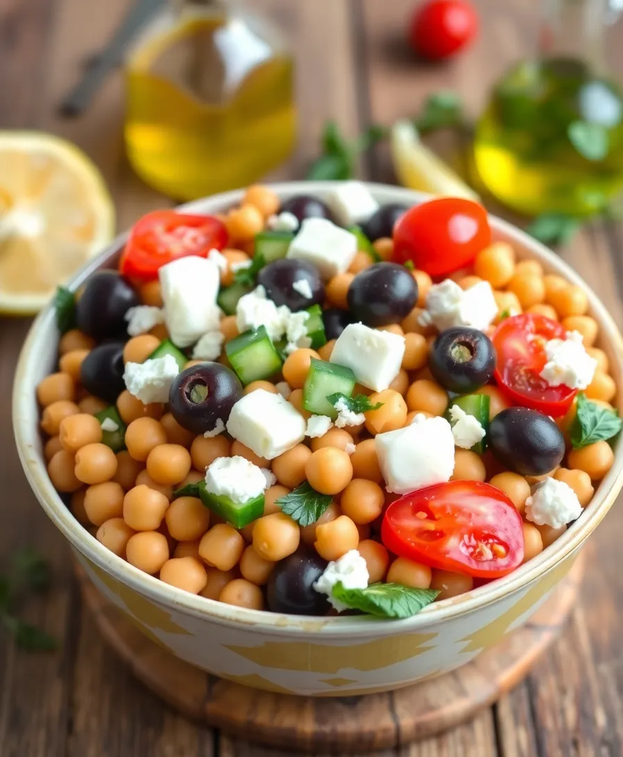 10 Healthy Meals You Can Make in 15 Minutes (Your Taste Buds Will Thank You!) - 5. Mediterranean Chickpea Bowl