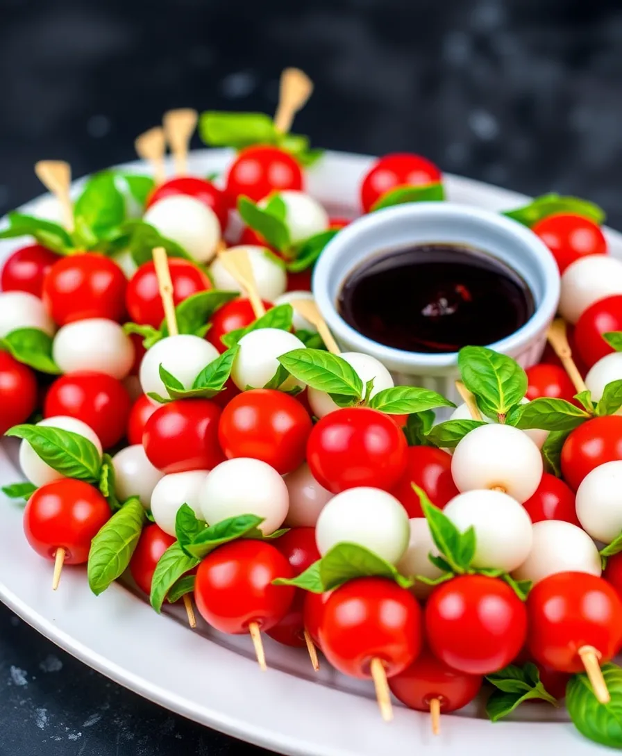 10 Healthy Meals You Can Make in 15 Minutes (Your Taste Buds Will Thank You!) - 8. Caprese Salad Skewers