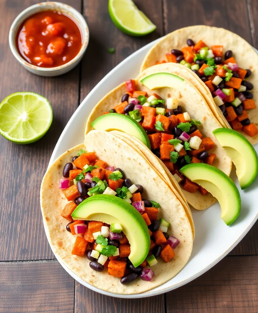 10 Healthy Meals You Can Make in 15 Minutes (Your Taste Buds Will Thank You!) - 9. Sweet Potato and Black Bean Tacos
